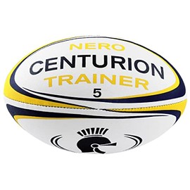 Centurion Nero Trainer Rugby Ball, Yellow, Size 5