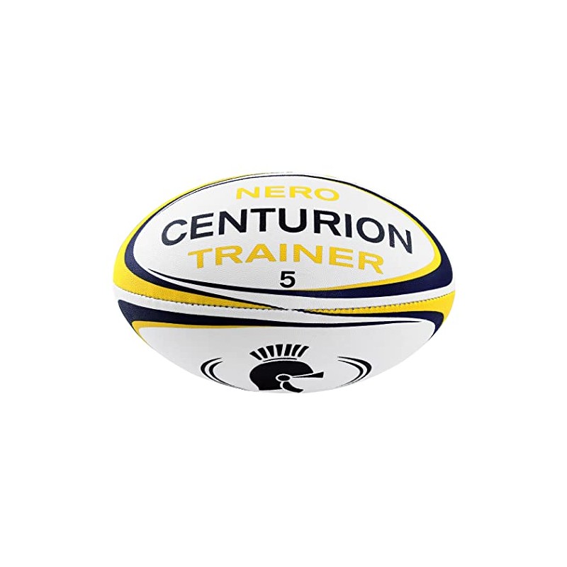 Centurion Nero Trainer Rugby Ball, Yellow, Size 5
