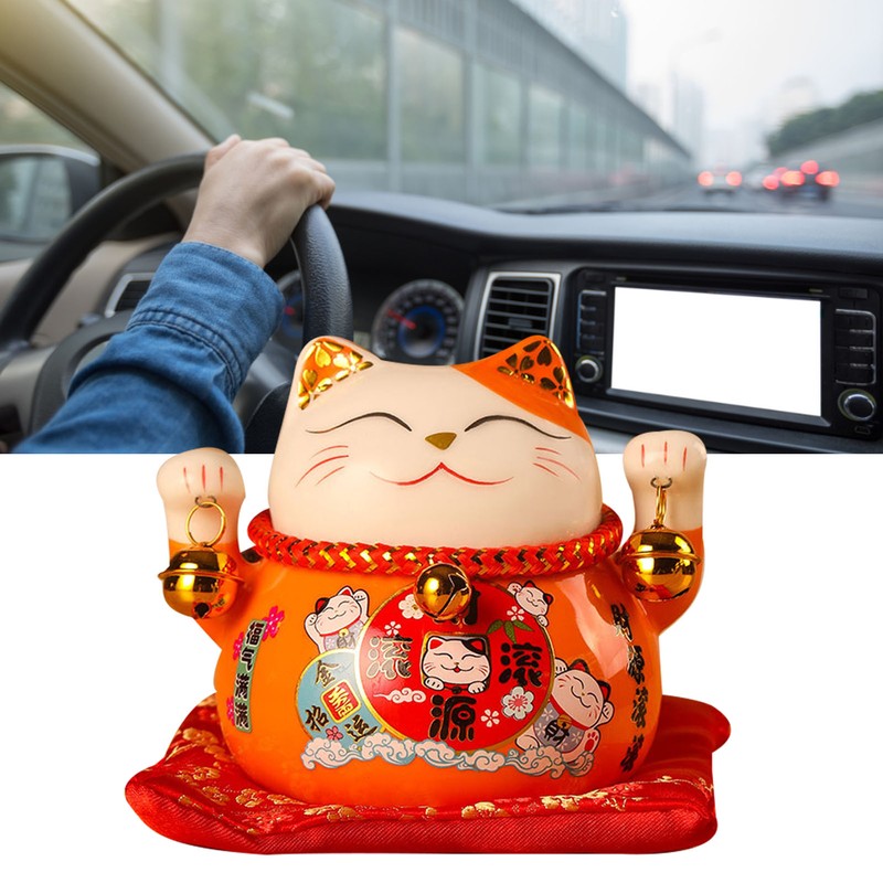 Lucky Cat Coin Bank 4.5in Exquisite Cute Bring Luck Good