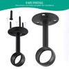 Anndason Curtain Rod Ceiling-Mount Bracket Curtain Rod Brackets Curtain Rod