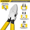 Viganoc 7-inch Ultra Sharp Side Cutter Set with Spring Loaded,