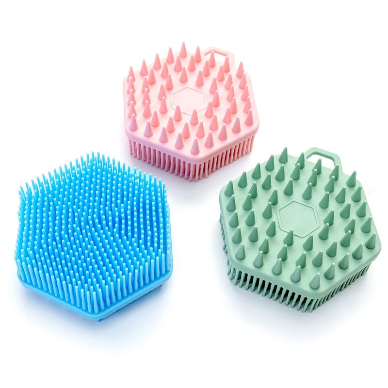 Premium Sensory Brush for Kids or Autism,Soft Silicone Body Scrubber,2