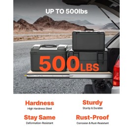 Heavy Duty 1 Pair 30inch Locking Drawer Slides 500lbs Load Capacity with Side Mount Ball Bearing Glides FulLength: 30 inch