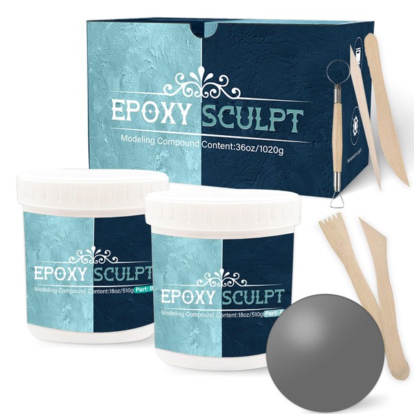 AB Epoxy Sculpt Clay, 2 Part Modeling Paste Clay Compound