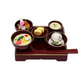 Osaka Choseido Hina Doll Props Compact Mini 5.9 inches (15 cm) Wide Hina Doll Crepe Colorful Celebration Set