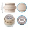 ELFCAB 3-tier Drum Lamp Shade for Pendant Lighting Floor Lamps