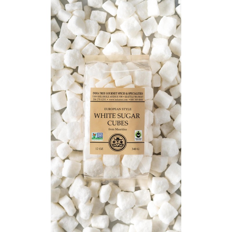 India Tree Non-GMO Fair Trade White Sugar Cubes - 1.1