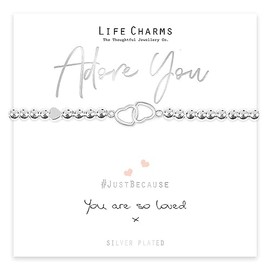 Life Charms Women Jewellery You are Loved Bracelet Wristband Ladies Gift