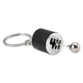 Gear Shifter Keychain Gifts for Drivers Racer Bus Truck Driver Chauffeur Mini Car Parts Accessories Gifts for Car Lovers Metal Manual 6 Speed Gearbox Transmission Key Chains for Men Car Keys