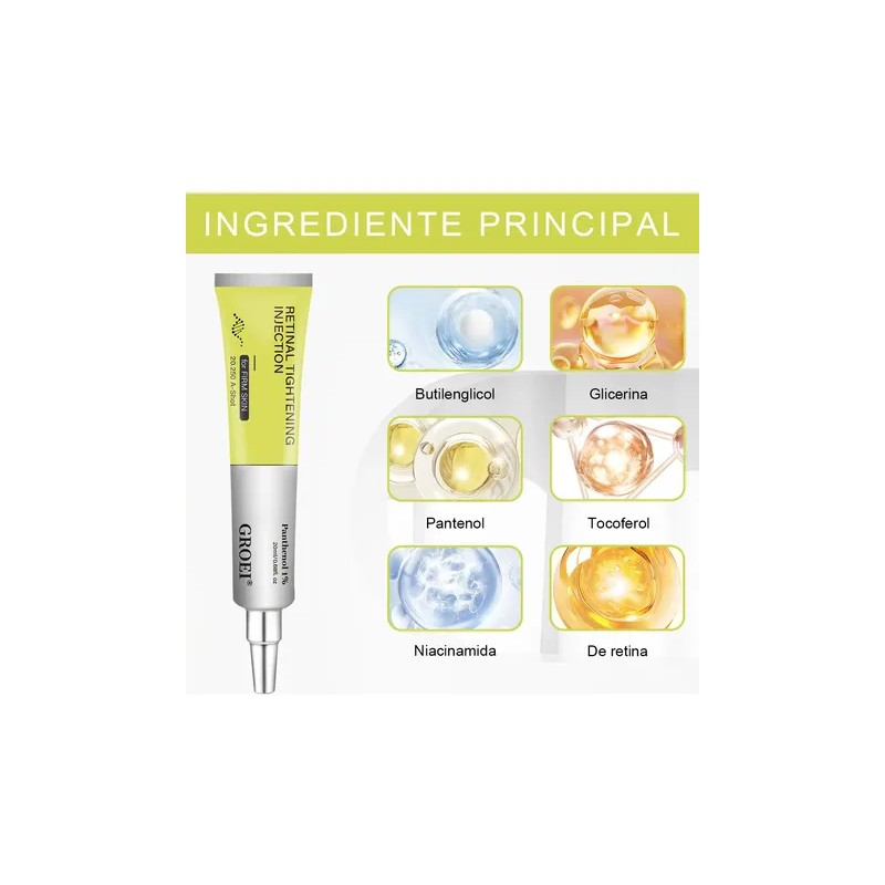 Groei Vita-a Retinal Shot Noche Piel Todo Todo Tipo 20ml