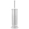 BROOKSTONE Toilet Brush and Holder Set for Bathroom with Splash