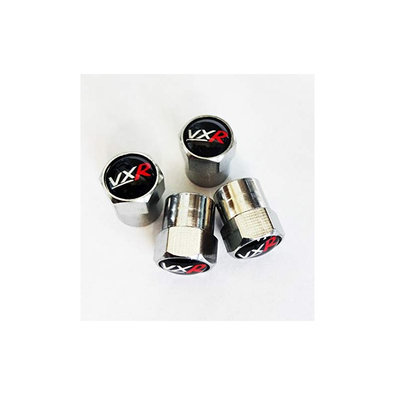Silver 'VXR' Wheel Valve Dust Caps. (R) Corsa Astra Insignia