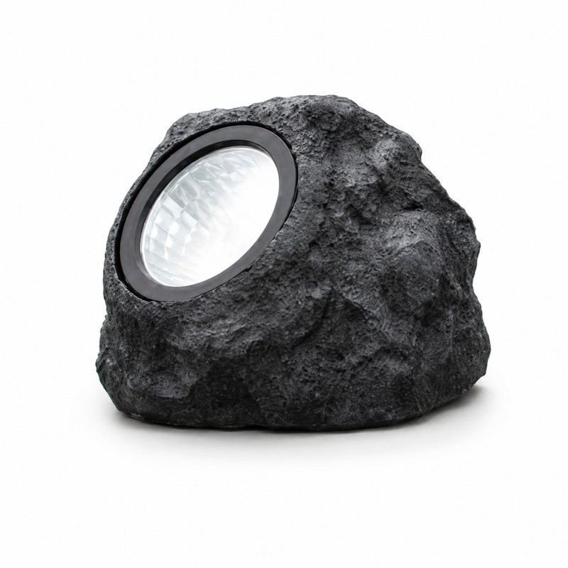 Solar Rock Light for Outdoor Landscaping – Waterproof Stone-Style Spotlight