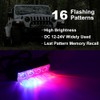 STBLTBAR 2 PCS 4-LED Emergency Strobe Lights for Trucks 12-24V