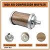 M00 Air Compressor Muffler 3/8" NPT Male, Air Exhaust Silencer