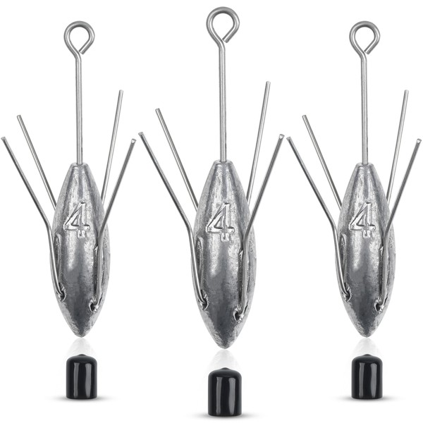 Sputnik Sinkers Surf Fishing Weights,Spider Weights Sinkers Long Tail Saltwater