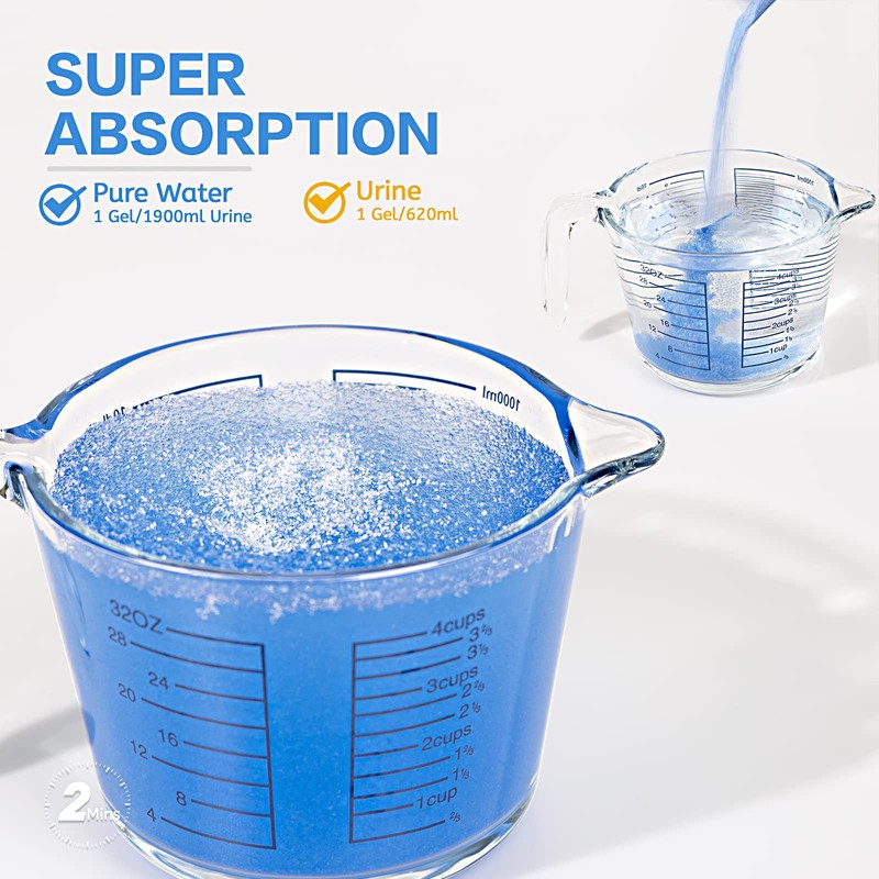 Wenge Urine Super Absorbent, Solidifier - 180 Use Lemon Scent
