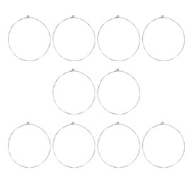 LT Easiyl Pack of 10 Electric 1st Guitar Strings for Guitar High E String 86.5 cm Acoustic Guitar String Folk Guitar String Resistant to Rust Stainless Steel Replacement for Guitar Strings