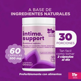 Probióticos Vaginales  60 Caps  Suplemento probiótico para la salud vaginal  Bienestar Íntimo Femenino  Apoyo al Equilibrio Diario