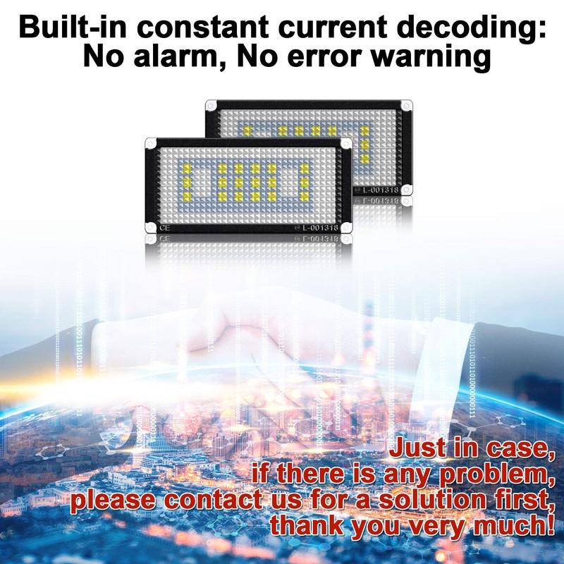 Win Power Licence Plate Lighting, Pack of 2