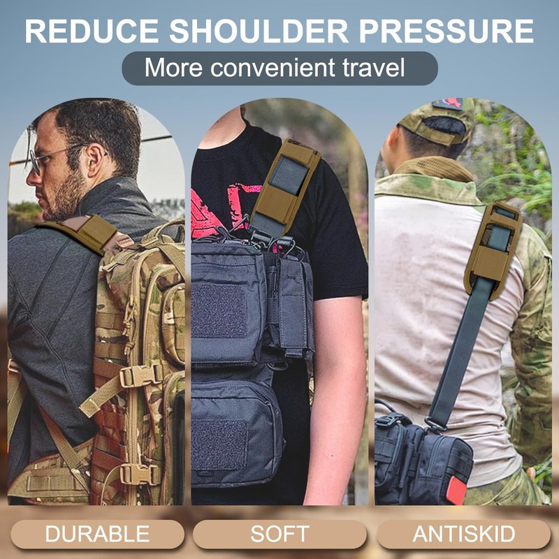 2 Pack Universal Shoulder Pads with Ultra Thick Cushion for