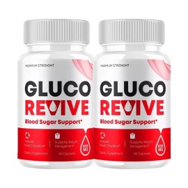 Gluco Revive 2-Pack Gluco Revive Blood Support Supplement GlucoRevive Pills - 120 Capsules