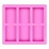 Mercader Digital Molde Silicón 6 Rectángulos Jabón Repostería Velas Gelatina