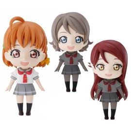 ぷちゅあらいず ラブライブ!サンシャイン!! 千歌・梨子・曜 色分け済みプラモデル