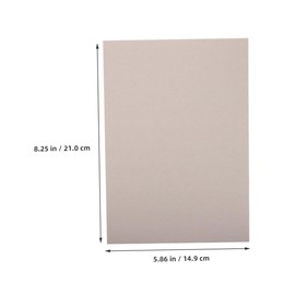 Operitacx 20 Sheets Painting Card for Crafts Book Board Made of Kraft Paper Craft Card Origami Card Paper Chipboard Bookbinding Supplies Thick Binder Board Paper Card A5 Double-Sided