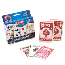 Novelty Baraja Bicycle Canasta 2 Mazos Cartón Plastificado