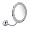 8 Inch Suction Cup Makeup Mirror 10X with LED White