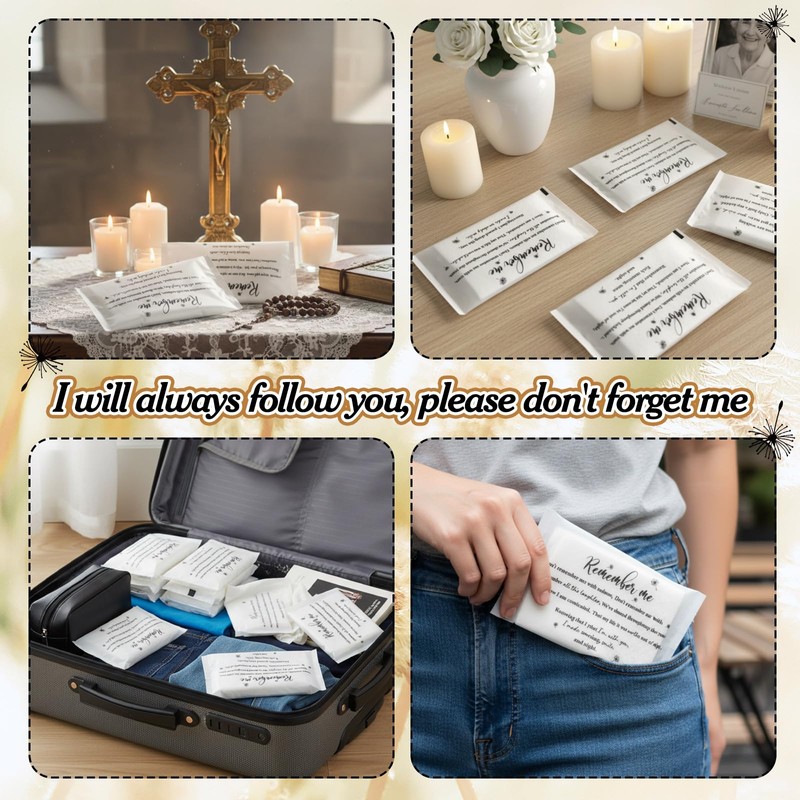 50 Bulk Funeral Tissues Packs Facial Tissue 3 Ply Favor,