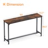ODK 63" Bar Table, Bar Height Pub Table, Counter Height
