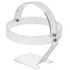 Ciieeo Acrylic Hat Stand Clear Transparent Wig Display Holder for