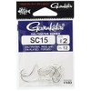 Gamakatsu 67702 Fly Hooks, SC15, No. 2, 12 Pieces, Silver
