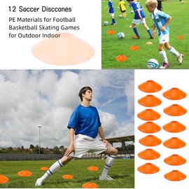 KATZEIST Agility Training Equipment, Kids Soccer Hurdles Agility Ladder Equipment Set Agility Training kit for Football, Soccer, Basketball Tennis,Speed Agility Training kit, Orange