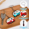 TrustBlai Camper Keychain, Double-Sided RV Camping Key Chain, Trailer Keychain