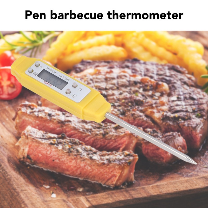 Digital Food Thermometer Automatic Calibration Pen Style High Accuracy Electronic