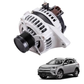 104211-3541 Alternator 12V 125A Compatible with 2015-2017 Toyota Camry L4 2.5L, for 2013-2018 RAV4 L4 2.5L AWD Replace 104211-3161, 27060-0V170, 27060-36080, 210-1244, 210-0875
