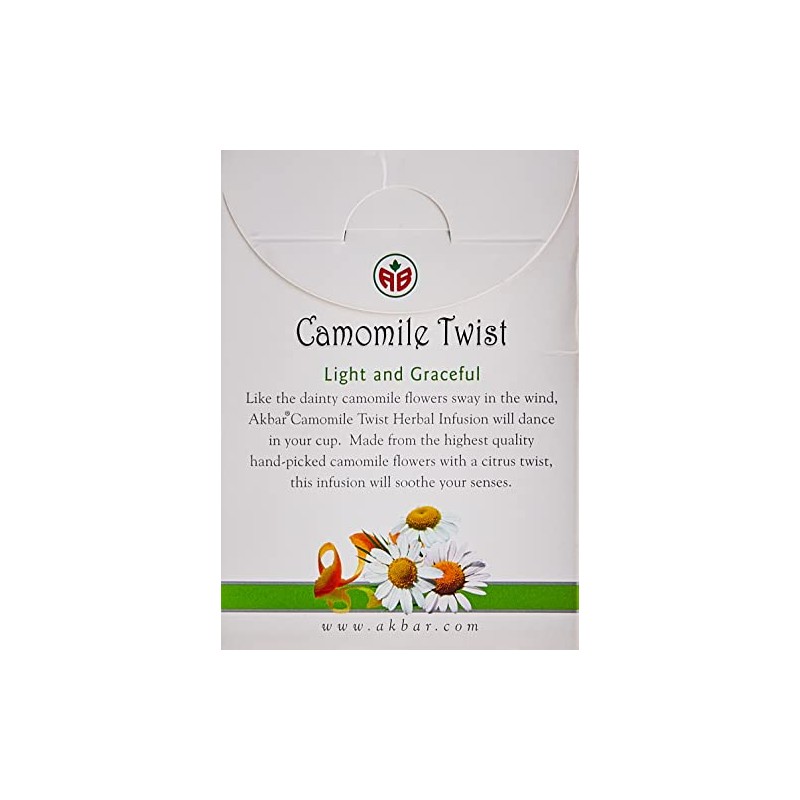 Akbar Chamomile Tea (Chamomile Twist Premium Quality Herbal Tea, 20