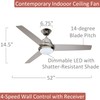 Kathy Ireland Home Geode Ceiling Fan with LED Light Kit,
