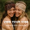 4 Haarband Damen, Boho Kleidung, Bandana Damen für Yoga und