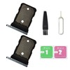 2 PCS for Pixel 8 Pro Single SIM Card Tray