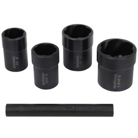 LTI TOOLS Locking Lugnut Twist Socket Removal Kit, 5 Piece (LT4240), includes twist sockets 4400-30; -35; -50; -70 & punch 400-7