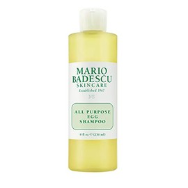 Mario Badescu shampoo de huevo multiusos para todo tipo de cabello y piel | shampoo y gel de baño que limpia y nutre | Formulado con proteínas de clar