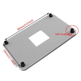 DGZZI AM4 - Soporte de disipador de calor para CPU duradero para placa base, ventilador de CPU y placa de montaje para AM4 AMD Socket para computadora