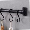 ULTECHNOVO 1Set Wall Mounted Kitchen Utensil Rack with Hooks Multi