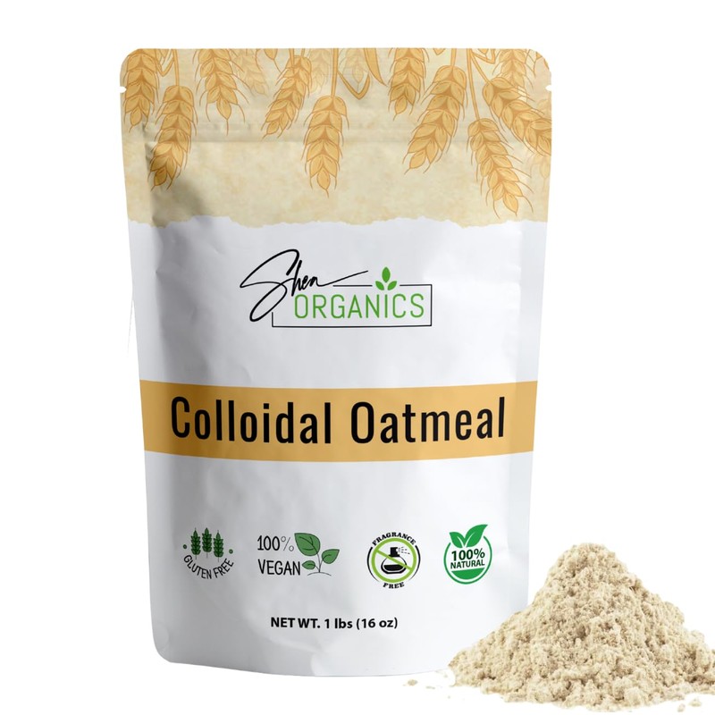 Shea Organics Colloidal Oatmeal – 1lbs |16 OZ | Soothing