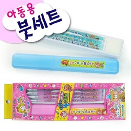 (Solomon Shop) Children's Brush Set / Paint Brushes / Brushes / Art Supplies / School Supplies / Art Store Supplies / Toddlers / Children / School Supplies / Watercolor Supplies / (솔로몬샵)아동용 붓세트 물감붓붓미술용품학용품화방용품유아아동학생용품수채화용품