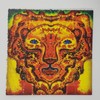 Lion Rasta Blotter Art Psychedelic Art Gift Acid Art 100